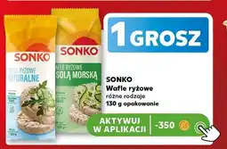 Kaufland Wafle ryżowe naturalne Sonko oferta