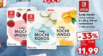 Kaufland Lody mochi mango K-Classic Asia oferta