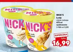 Kaufland Lody Nick's Sea Salt Caramel oferta