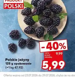 Kaufland Jeżyny polskie oferta