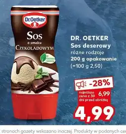 Kaufland Sos deserowy o smaku czekoladowym Dr. Oetker oferta