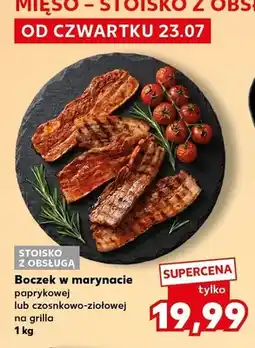 Kaufland Boczek w marynacie paprykowej na grilla oferta