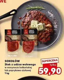 Kaufland Stek z udźca wołowego w marynacie bałkańskiej Sokołów oferta