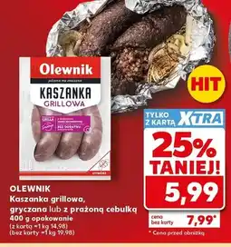 Kaufland Kaszanka grillowa gryczana Olewnik oferta