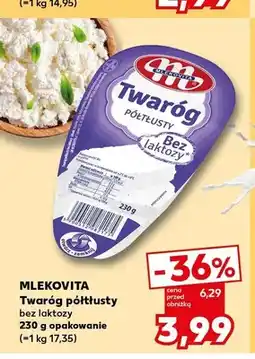 Kaufland Twaróg półtłusty bez laktozy Mlekovita oferta
