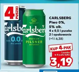 Kaufland Piwo bezalkoholowe Carlsberg oferta