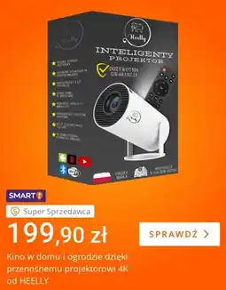Allegro Projektor przenośny 4K Heelly oferta