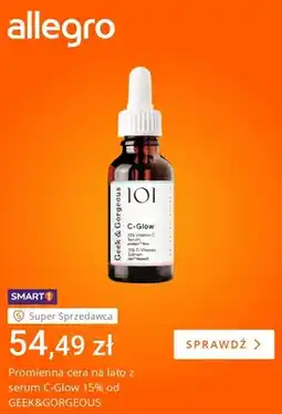 Allegro Serum do twarzy Geek & Gorgeous 101 C-Glow 15% Vitamin C oferta