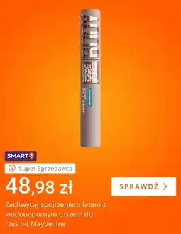 Allegro Tusz do rzęs Maybelline Lash Sensational Waterproof oferta