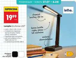 Biedronka Lethe Lampka biurkowa LED oferta
