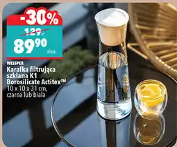 Biedronka Karafka filtrująca szklana K1 Borosilicate Actitex Wessper oferta