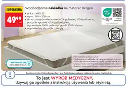 Biedronka Wodoodporna nakładka na materac Bergen Smukee oferta