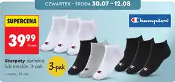 Biedronka Skarpety damskie lub męskie Champion, 3-pak oferta