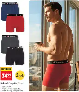 Biedronka Bokserki męskie Champion, 2-pak oferta