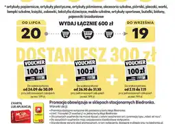 Biedronka Vouchery Moja Biedronka - 3 x 100 zł na kolejne zakupy oferta