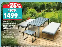 Biedronka Sanico Zestaw mebli ogrodowych Goldgarden Sky oferta