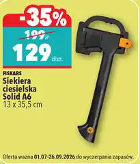 Biedronka Siekiera ciesielska Solid A6 Fiskars oferta