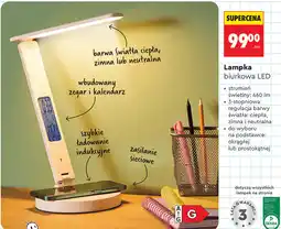 Biedronka Lampka biurkowa LED z ładowarką indukcyjną oferta