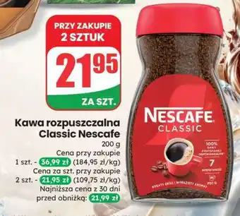 Dino Kawa rozpuszczalna Classic Nescafé oferta