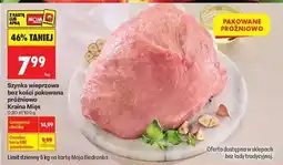 Biedronka Szynka wieprzowa bez kości pakowana próżniowo Kraina Mies oferta