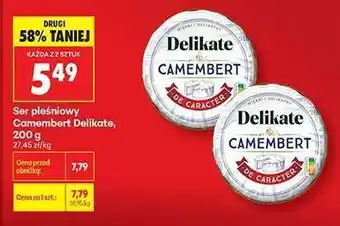 Biedronka Ser pleśniowy Camembert Delikate, 200 g oferta