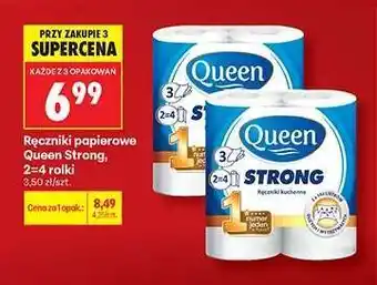 Biedronka Ręczniki papierowe Queen Strong, 2=4 rolki oferta