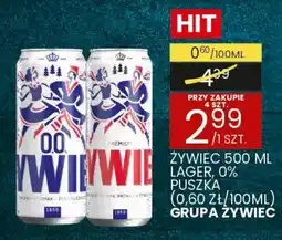 Wafelek Żywiec Lager 0% oferta