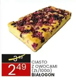 Wafelek Ciasto z owocami białogon oferta