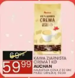 Wafelek Kawa Ziarnista Crema 1 Ko AUCHAN oferta