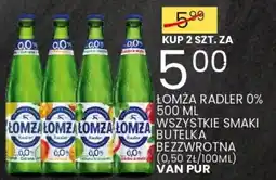 Wafelek Łomza Radler 0% oferta