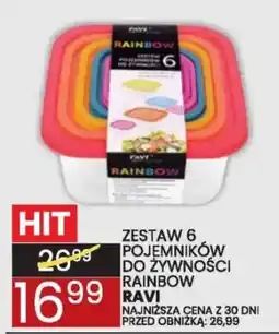 Wafelek Zestaw 6 Pojemników do Żywności Rainbow Ravi oferta