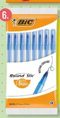Polomarket Długopis niebieski BIC Round Stic Classic 8-pak oferta
