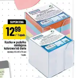 Polomarket Kostka w pudełku nieklejona biała Donau oferta