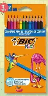 Polomarket Kredki ołówkowe BIC Kids Tropicolors 12-pak oferta