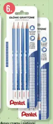 Polomarket Ołówek grafitowy niebieski Pentel 4-pak oferta
