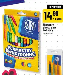 Polomarket Flamastry dwustronne Astra 24 kolory oferta
