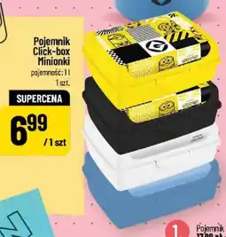 Polomarket Pojemnik Click-box Minionki oferta