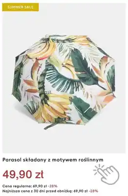 Medicine Parasol składany z motywem roślinnym Medicine oferta