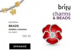 Briju Biżuteria Beads srebrna z cyrkonią Briju ZW-002671 oferta