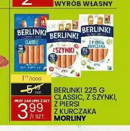 Wafelek Parówki Berlinki Classic Morliny oferta