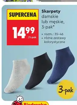 Biedronka Skarpety męskie 3-pak oferta