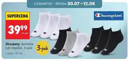 Biedronka Skarpety damskie Champion 3-pak oferta