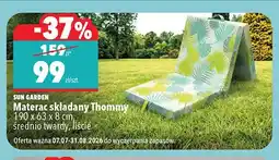 Biedronka Materac składany Sun Garden Thommy oferta