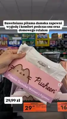 Biedronka Piżama damska Pusheen oferta