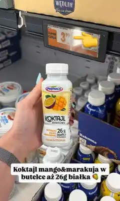 Biedronka Koktajl białkowy Piątnica Mango & Marakuja oferta