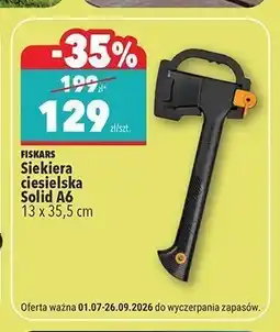 Biedronka Siekiera ciesielska Fiskars Solid A6 oferta
