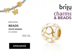 Briju Biżuteria Beads żółte srebro Briju oferta