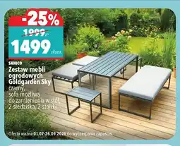 Biedronka Zestaw mebli ogrodowych Sanico Goldgarden Sky oferta