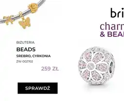 Briju Zawieszka charms Briju Beads srebro cyrkonia ZW-002702 oferta