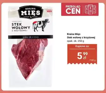 Biedronka Stek wołowy z krzyżowej Kraina Mięs oferta
